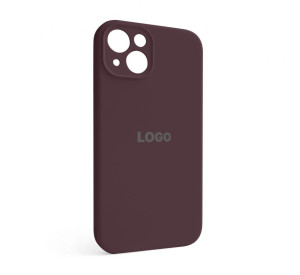 Чохол Full Silicone Case для Apple iPhone 13 plum (57) закрита камера