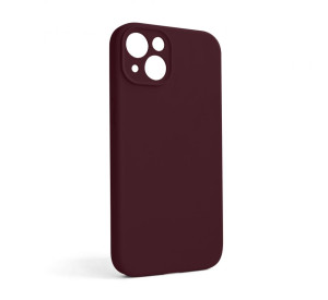 Чохол Full Silicone Case для Apple iPhone 13 plum (57) закрита камера (без логотипу)