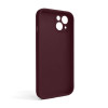 Чохол Full Silicone Case для Apple iPhone 13 plum (57) закрита камера (без логотипу)