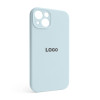 Чохол Full Silicone Case для Apple iPhone 13 sky blue (58) закрита камера