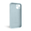 Чохол Full Silicone Case для Apple iPhone 13 sky blue (58) закрита камера