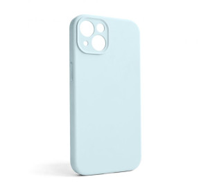 Чохол Full Silicone Case для Apple iPhone 13 sky blue (58) закрита камера (без логотипу)