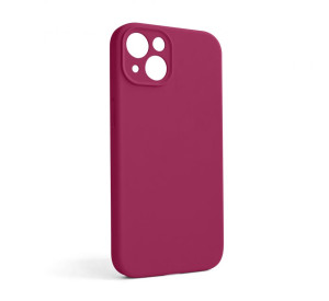 Чохол Full Silicone Case для Apple iPhone 13 pomegranate (59) закрита камера (без логотипу)