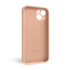 Чехол Full Silicone Case для Apple iPhone 13 grapefruit (61) закрытая камера