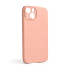 Чехол Full Silicone Case для Apple iPhone 13 grapefruit (61) закрытая камера (без логотипа)