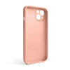Чехол Full Silicone Case для Apple iPhone 13 grapefruit (61) закрытая камера (без логотипа)