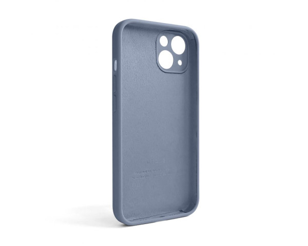 Чохол Full Silicone Case для Apple iPhone 13 sierra blue (62) закрита камера (без логотипу)