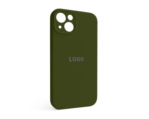 Чехол Full Silicone Case для Apple iPhone 13 forest green (63) закрытая камера