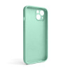 Чохол Full Silicone Case для Apple iPhone 13 new blue (67) закрита камера (без логотипу)