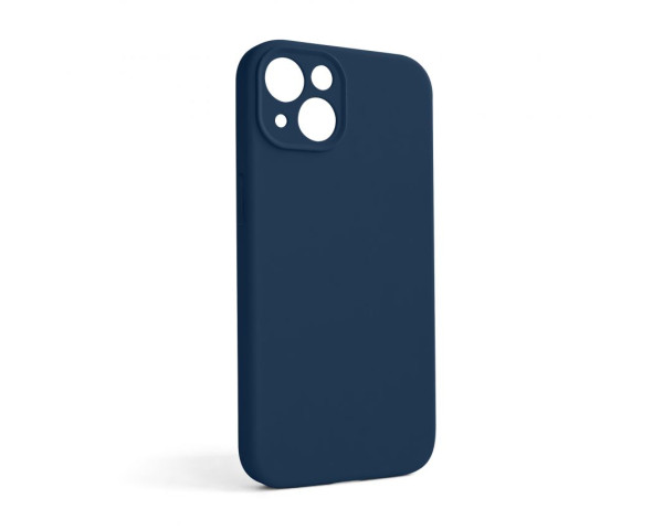 Чехол Full Silicone Case для Apple iPhone 13 deep navy (68) закрытая камера (без логотипа)