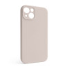 Чехол Full Silicone Case для Apple iPhone 13 grey pink (73) закрытая камера (без логотипа)