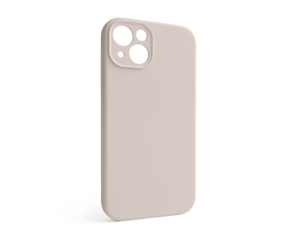 Чехол Full Silicone Case для Apple iPhone 13 grey pink (73) закрытая камера (без логотипа)