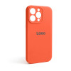 Чохол Full Silicone Case для Apple iPhone 13 Pro apricot (02) закрита камера