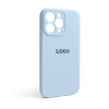 Чохол Full Silicone Case для Apple iPhone 13 Pro light blue (05) закрита камера