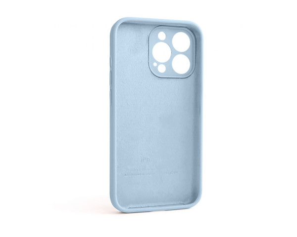 Чохол Full Silicone Case для Apple iPhone 13 Pro light blue (05) закрита камера