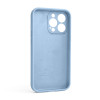 Чохол Full Silicone Case для Apple iPhone 13 Pro light blue (05) закрита камера (без логотипу)
