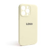 Чохол Full Silicone Case для Apple iPhone 13 Pro antique white (10) закрита камера