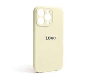 Чохол Full Silicone Case для Apple iPhone 13 Pro antique white (10) закрита камера