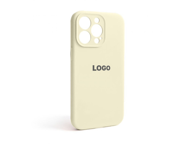 Чохол Full Silicone Case для Apple iPhone 13 Pro antique white (10) закрита камера