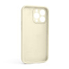 Чохол Full Silicone Case для Apple iPhone 13 Pro antique white (10) закрита камера (без логотипу)