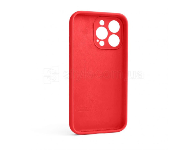 Чохол Full Silicone Case для Apple iPhone 13 Pro red (14) закрита камера