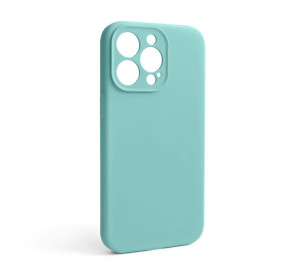 Чохол Full Silicone Case для Apple iPhone 13 Pro sea blue (21) закрита камера (без логотипу)