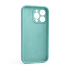 Чохол Full Silicone Case для Apple iPhone 13 Pro sea blue (21) закрита камера (без логотипу)