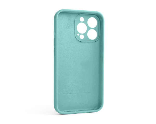 Чохол Full Silicone Case для Apple iPhone 13 Pro sea blue (21) закрита камера (без логотипу)