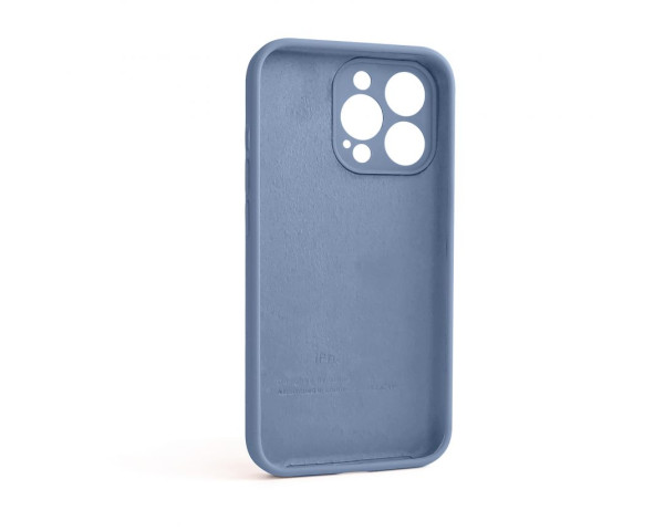 Чехол Full Silicone Case для Apple iPhone 13 Pro lavender grey (28) закрытая камера