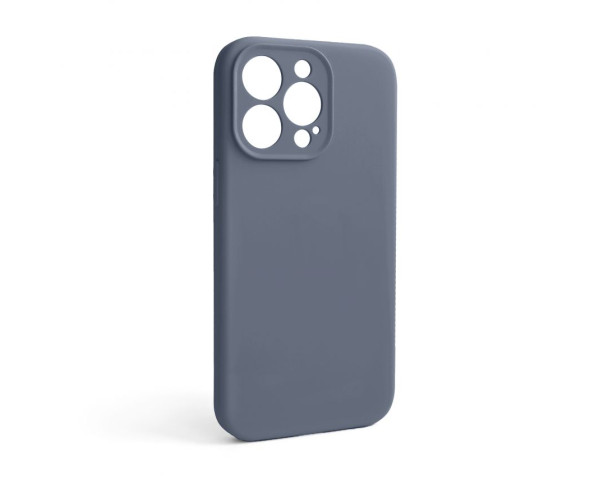 Чохол Full Silicone Case для Apple iPhone 13 Pro lavender grey (28) закрита камера (без логотипу)