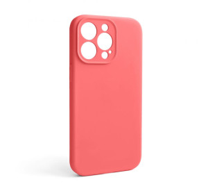 Чохол Full Silicone Case для Apple iPhone 13 Pro peach (30) закрита камера (без логотипу)