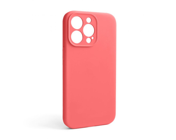 Чехол Full Silicone Case для Apple iPhone 13 Pro peach (30) закрытая камера (без логотипа)