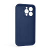 Чохол Full Silicone Case для Apple iPhone 13 Pro blue cobalt (36) закрита камера (без логотипу)