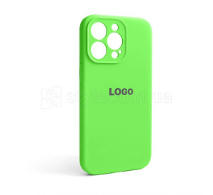 Чохол Full Silicone Case для Apple iPhone 13 Pro shiny green (40) закрита камера