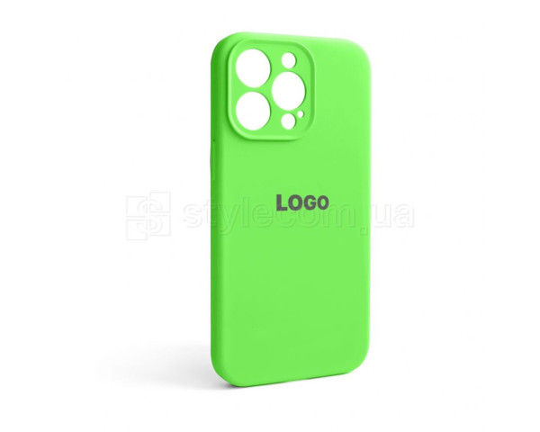 Чохол Full Silicone Case для Apple iPhone 13 Pro shiny green (40) закрита камера