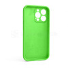 Чохол Full Silicone Case для Apple iPhone 13 Pro shiny green (40) закрита камера