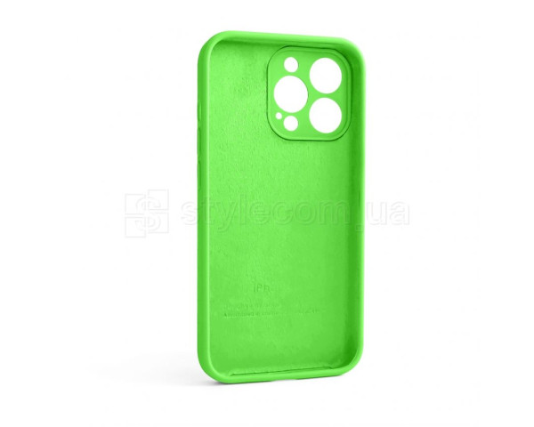 Чохол Full Silicone Case для Apple iPhone 13 Pro shiny green (40) закрита камера