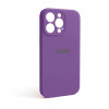 Чохол Full Silicone Case для Apple iPhone 13 Pro grape (43) закрита камера