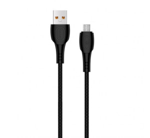 Кабель USB WALKER C325 Micro black