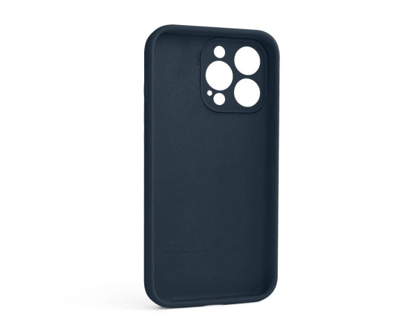Чохол Full Silicone Case для Apple iPhone 13 Pro cosmos blue (46) закрита камера (без логотипу)