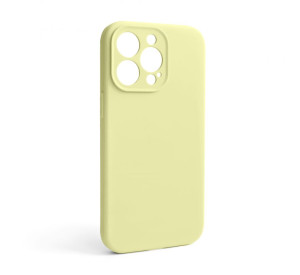 Чохол Full Silicone Case для Apple iPhone 13 Pro mellow yellow (51) закрита камера (без логотипу)