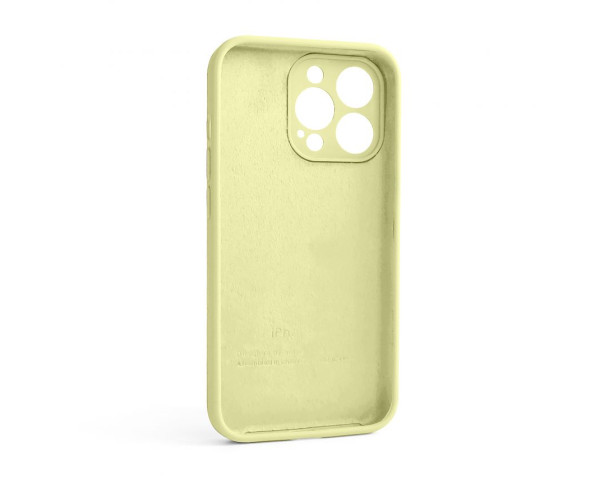 Чохол Full Silicone Case для Apple iPhone 13 Pro mellow yellow (51) закрита камера (без логотипу)