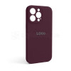 Чохол Full Silicone Case для Apple iPhone 13 Pro plum (57) закрита камера