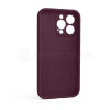 Чохол Full Silicone Case для Apple iPhone 13 Pro plum (57) закрита камера