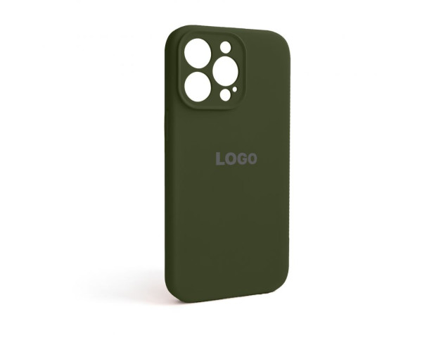 Чехол Full Silicone Case для Apple iPhone 13 Pro forest green (63) закрытая камера