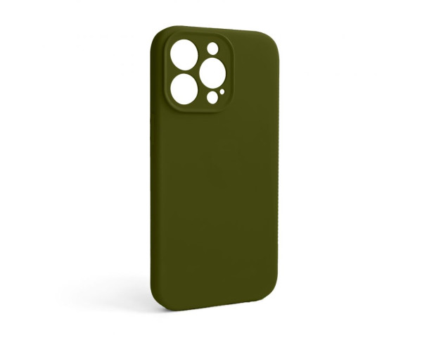 Чехол Full Silicone Case для Apple iPhone 13 Pro forest green (63) закрытая камера (без логотипа)