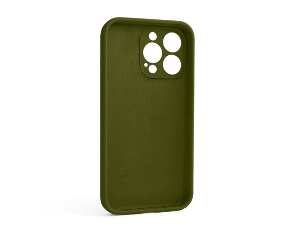 Чехол Full Silicone Case для Apple iPhone 13 Pro forest green (63) закрытая камера (без логотипа)