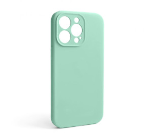 Чохол Full Silicone Case для Apple iPhone 13 Pro new blue (67) закрита камера (без логотипу)