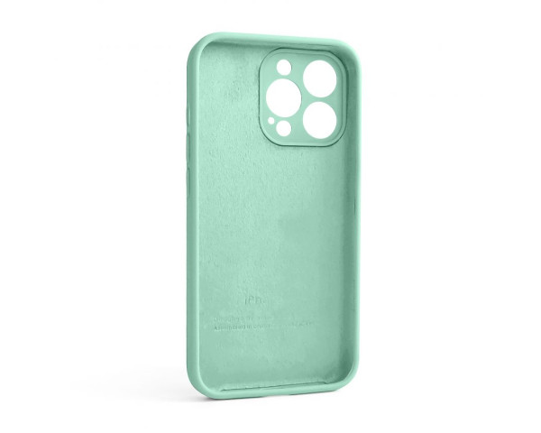 Чохол Full Silicone Case для Apple iPhone 13 Pro new blue (67) закрита камера (без логотипу)