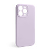 Чохол Full Silicone Case для Apple iPhone 13 Pro lilac purple (72) закрита камера (без логотипу)